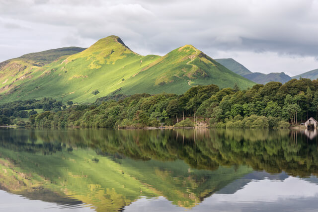 Reflection of Catbells in Derwentwater