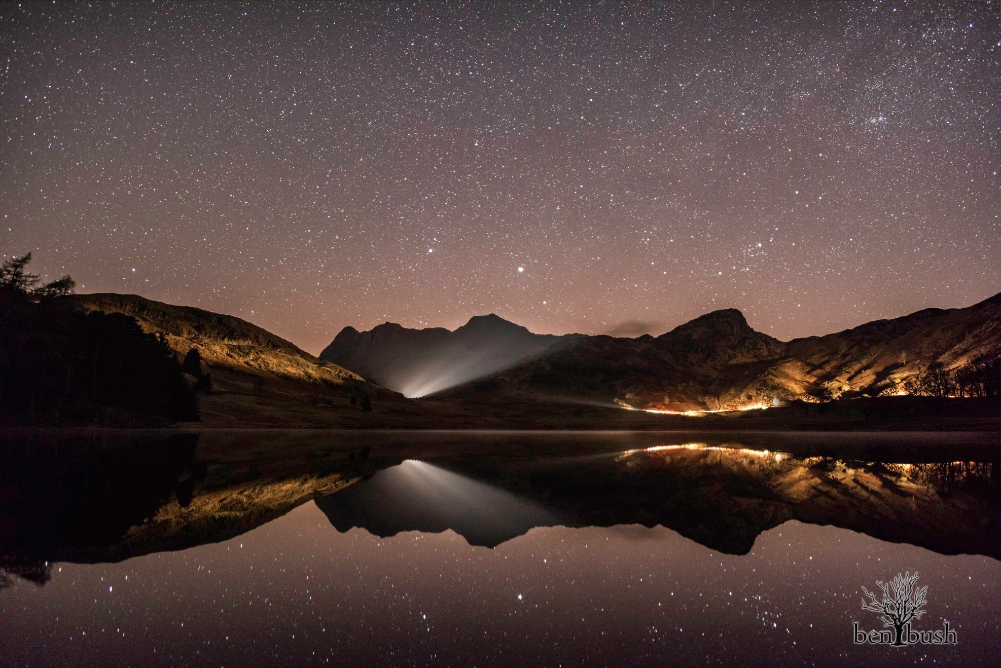 Blea Tarn Night time Ben Bush photography