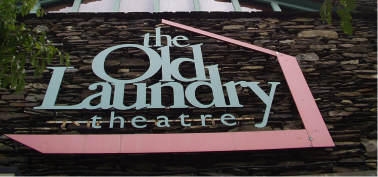 The Old Laundry Theatre sign