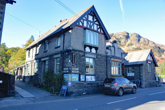 An external shot of the Ruskin Museum in Coniston