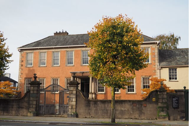 A front view of Wordsworth House in Cockermouth