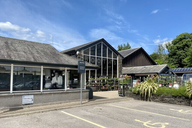 An external shot of Booths supermarket in Windermere