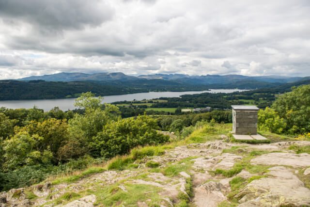 View of Lake Windermere and the surrounding fells from Orrest Head