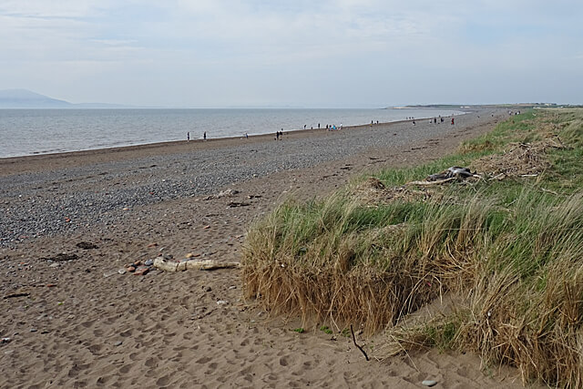 Allonby Beach in Cumbria