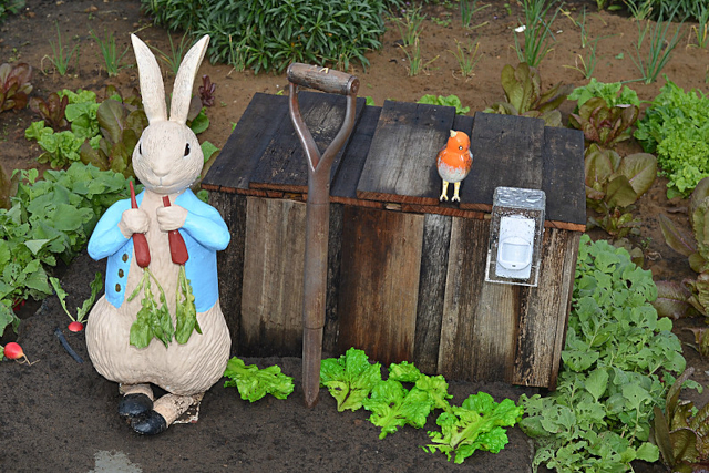 Peter Rabbit garden figurine