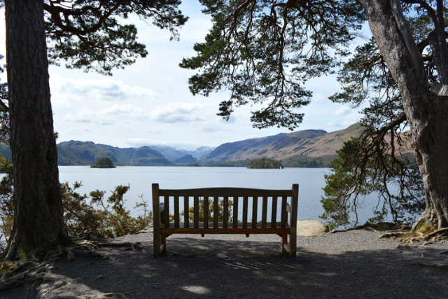 Friars Crag viewpoint across Derwentwater