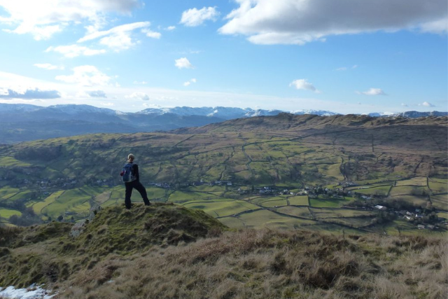 Looking down into Troutbeck Valley