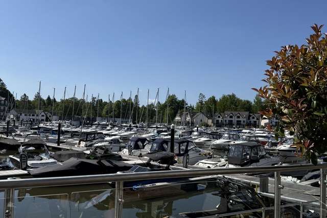Bowness-on-Windermere marina.