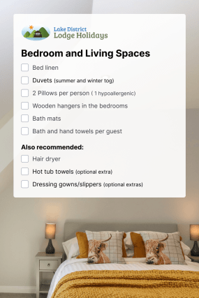 Bedroom and Living Space Inventory Checklist