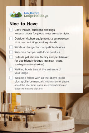 Nice to Have Inventory Checklist